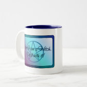 Ja, ich bin eine Hexe!Mach mit! Zweifarbige Tasse (Vorderseite Links)