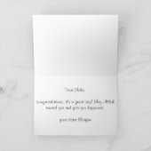 Ja, ich bin eine Hijabi Grußkarte Karte (Innenseite)