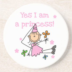 Ja, ich bin eine Prinzessin Getränkeuntersetzer