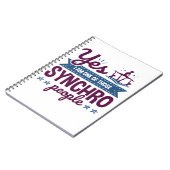 Ja, ich bin einer dieser Synchro-Leute, die schwim Notizblock (Linke Seite)