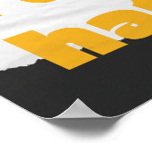 Ja, ich bin FEMINIST Nein, ich hasste Männer nicht Poster (Ecke)