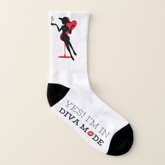 JA! Ich bin IN DIVA M 💋 De Socken (Links - Innen)