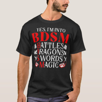 Ja, ich bin in Schlachten Dragons Schwerter Magic  T-Shirt