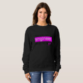 Ja, ich bin Ingenieur und ich bin ein Mädchen-Inge Sweatshirt (Vorne ganz)