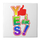 JA, ICH BIN Kachel (Vorderseite)