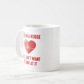 Ja, ich bin Krankenschwester Kaffeetasse (Vorderseite Links)