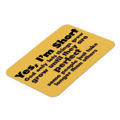 Ja, ich bin KURZ Magnet (Linke Seite)