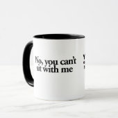 Ja, ich bin KURZ Tasse (Vorderseite Links)