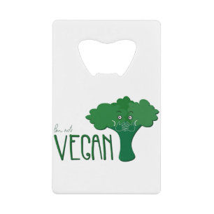 Ja, ich bin mit Brokkoli nicht vegan Geldbeutel Flaschenöffner