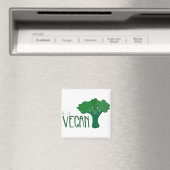 Ja, ich bin mit Brokkoli nicht vegan Magnet (In Situ (Geschirrspüler))