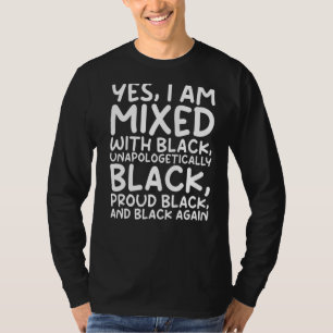Ja, ich bin mit schwarzem Sprichwort für Unisex ge T-Shirt