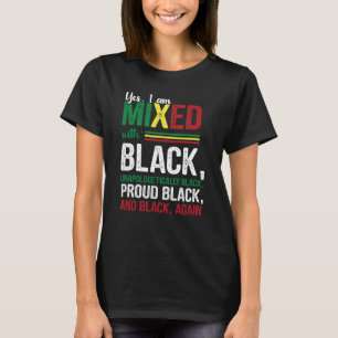 Ja, ich bin mit unentschuldbar schwarzen H gemisch T-Shirt