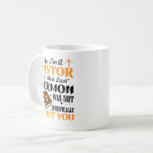 Ja, ich bin Pastor-Geschenk Kaffeetasse (Vorderseite Links)