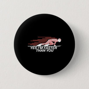Ja, ich bin schneller als du im alpinen Skisport Button