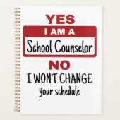 Ja, ich bin Schulberaterin und ändere den Kurs Planer (Vorderseite)