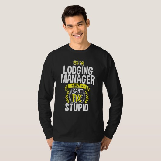 Ja, ich bin Unterkunftsmanager T-Shirt (Vorne ganz)