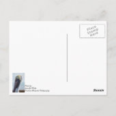 Ja, ich bin wunderschön postkarte (Rückseite)