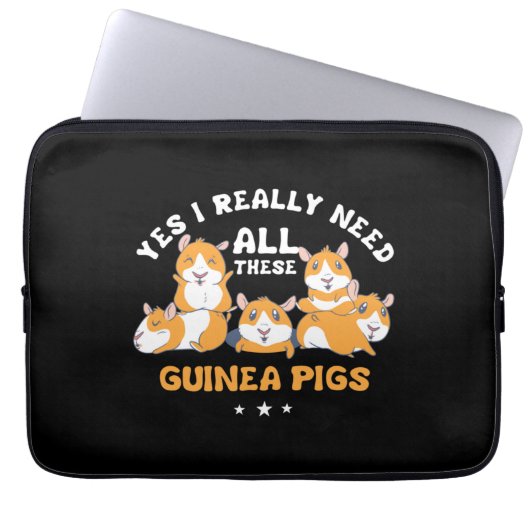 Ja, ich brauche all diese Guinea Laptopschutzhülle (Vorderseite)