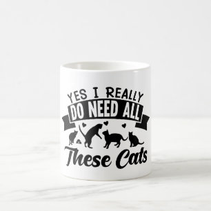 ja ich brauche all diese katzen   katzen lieben de kaffeetasse