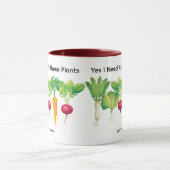 Ja, ich brauche all diese Pflanze / Gemüsegärtner Tasse (Zentrum)