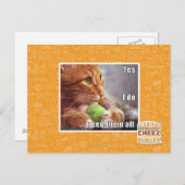 Ja, ich brauche sie alle postkarte (Vorne/Hinten)