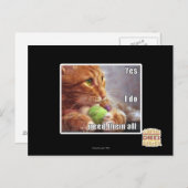 Ja, ich brauche sie alle postkarte (Vorne/Hinten)