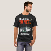Ja, ich brauche wirklich all diese Beagles Beagle T-Shirt (Vorne ganz)