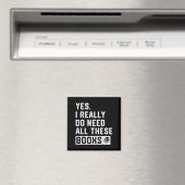Ja, ich brauche wirklich all diese Bücher Magnet (In Situ (Geschirrspüler))