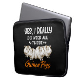 Ja, ich brauche wirklich all diese Guinea Schweine Laptopschutzhülle (Vorderseite Links)