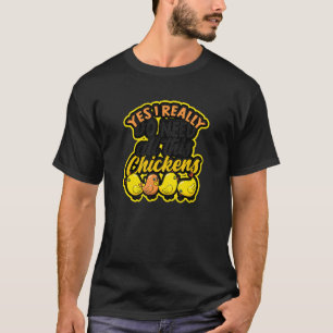 Ja, ich brauche wirklich all diese Hühnchen-Nugget T-Shirt