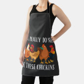 Ja, ich brauche wirklich all diese Hühner Schürze (InSitu)