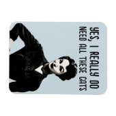 JA, ICH BRAUCHE WIRKLICH ALL DIESE KATZMAGNETE MAGNET (Horizontal)