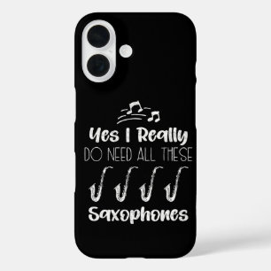 Ja, ich brauche wirklich all diese Saxophonspieler iPhone 16 Hülle