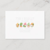 Ja, ich brauche wirklich all diesen Gnome Garden Visitenkarte (Vorderseite)