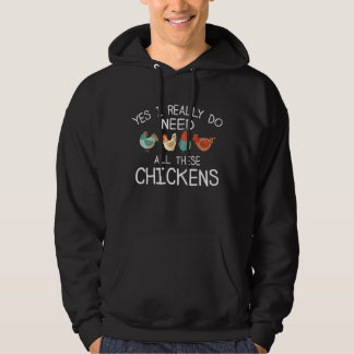 Ja, ich brauche wirklich all diesen Hühnerfleisch- Hoodie