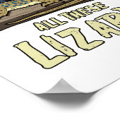 Ja, ich brauche wirklich alle diese Eidechsen Rept Poster (Ecke)