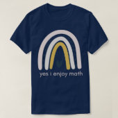 Ja Ich genieße Mathematik T-Shirt (Design vorne)