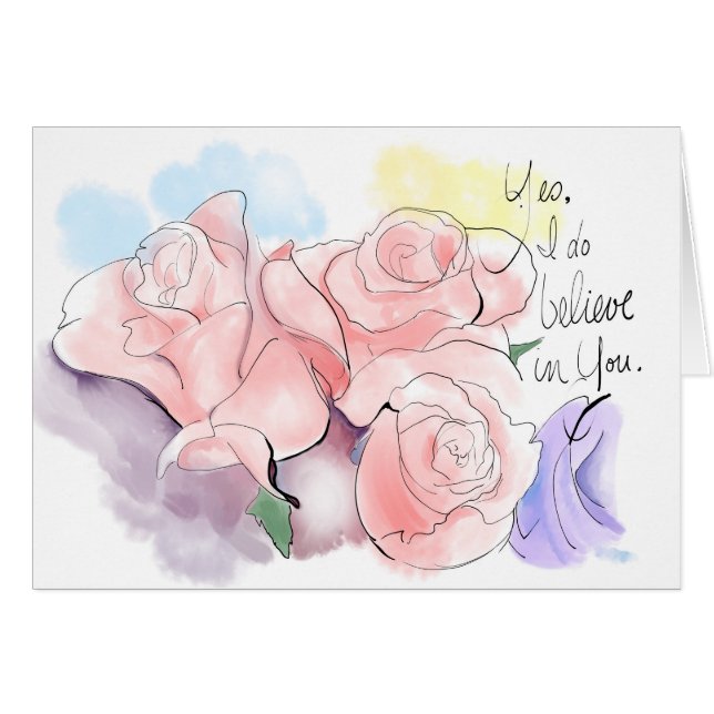 Ja, ich glaube an dich. (Vorderseite (Horizontal))