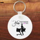 JA, ich habe Coupons für alles - Schlüsselkette Schlüsselanhänger (Vorderseite)