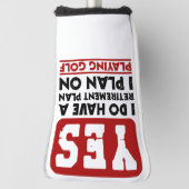 Ja, ich habe einen Altersvorsorgeplan, den ich für Golf Headcover (Rotieren 90)