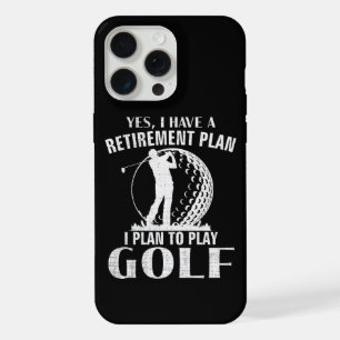 Ja, ich habe einen Rentenplan Golf Lustiger Golfer iPhone 15 Pro Max Hülle