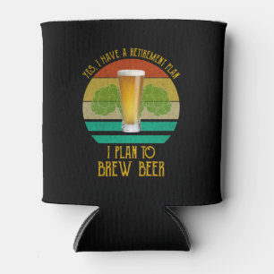 Ja, ich habe einen Rentenplan. Ich plane Bier zu b Dosenkühler
