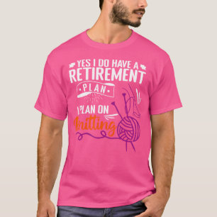Ja, ich habe einen Rentenplan, ich plane zu strick T-Shirt