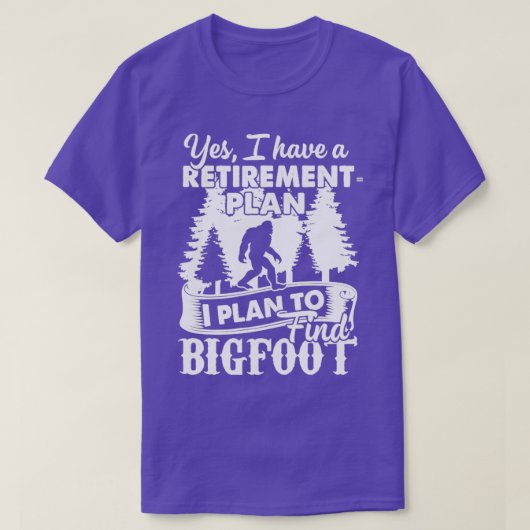 Ja, ich habe einen Rentplan Bigfoot Funny Anim T-Shirt (Design vorne)