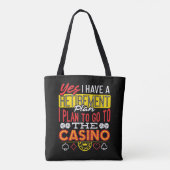 Ja, ich habe einen Rentplan Casino Funny Gambler Tasche (Rückseite)
