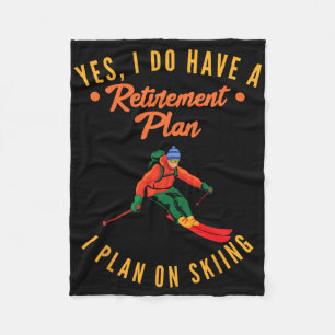Ja, ich habe einen Rentplan I für den Skifahrer S Fleecedecke