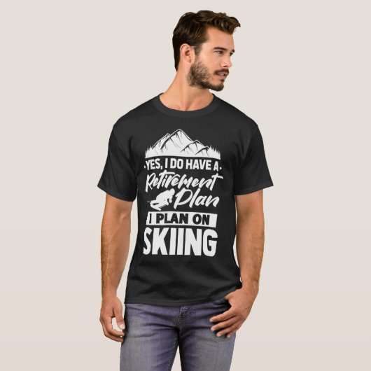 Ja, ich habe einen Ruheskifahrplan T-Shirt (Vorne ganz)