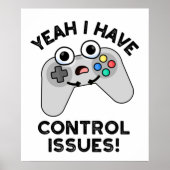 Ja, ich habe Probleme mit der Kontrolle Funny Vide Poster (Vorne)