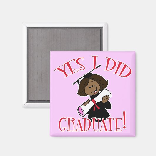 Ja, ich habe studiert! magnet (Vorderseite/Rückseite)