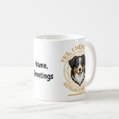 Ja, ich hörte dich lustiger dreifarbiger Australia Kaffeetasse (VorderseiteRechts)